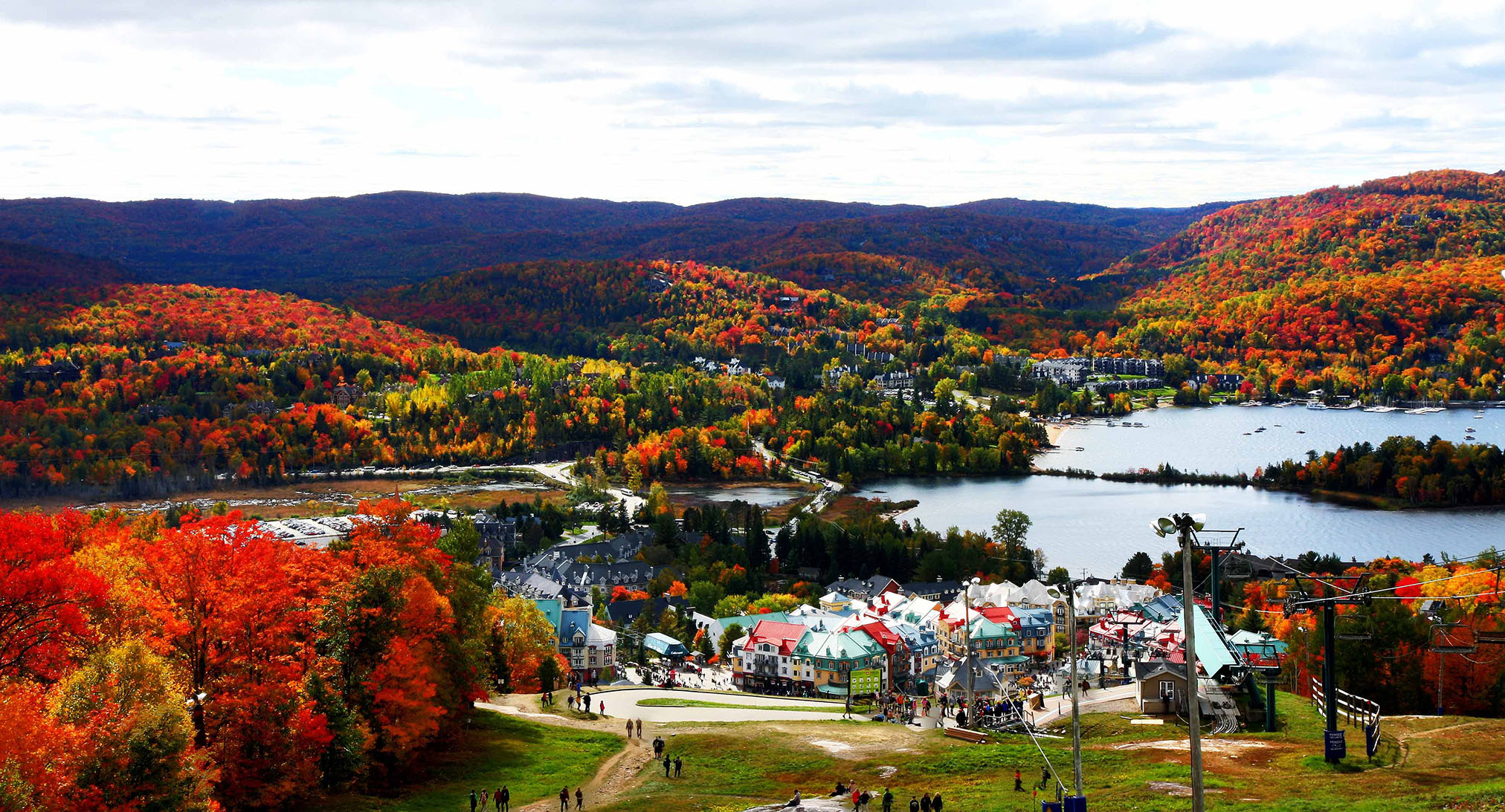 Quebec during autumn season