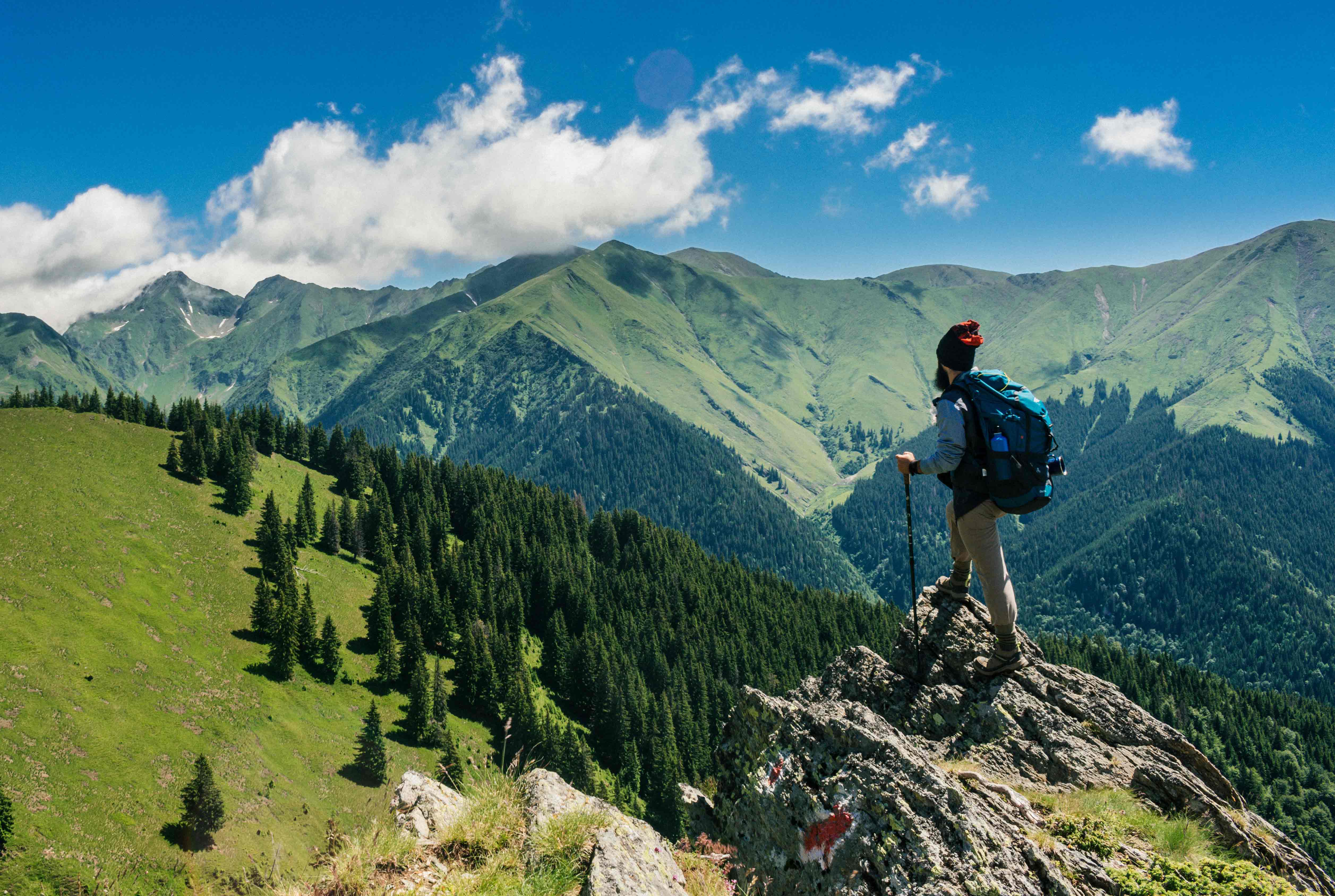 solo travelling in mountains