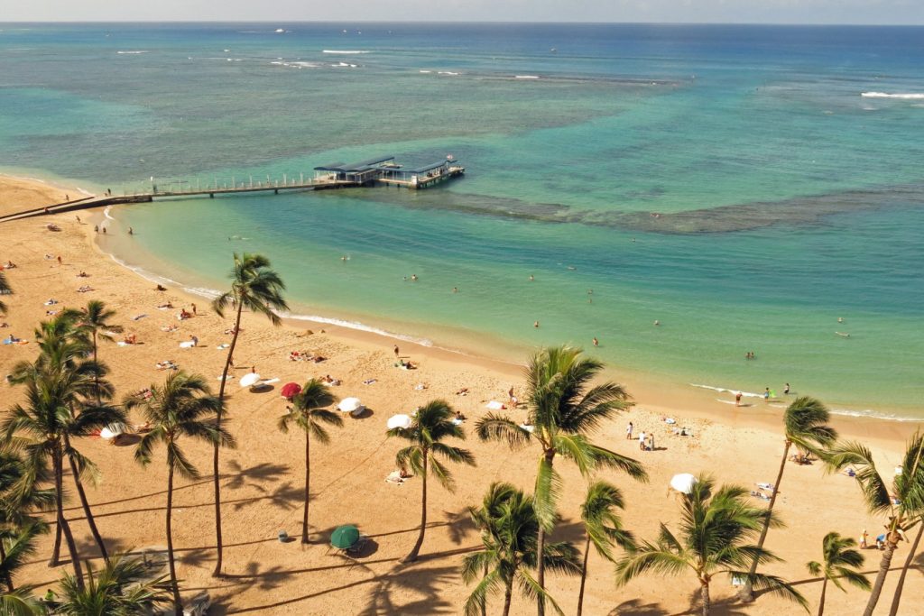 Duke Kahanamoku Beach, Oahu, Hawaii