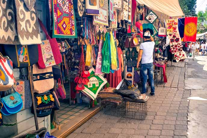 Explore Lanes of the Osh Bazaar